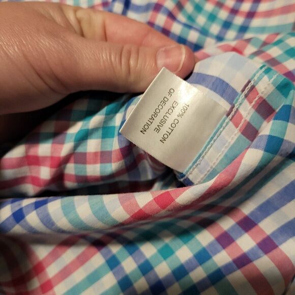 Tailorbyrd 100% Cotton, Classic Fit Button Up Shirt Mens Medium - Picture 5 of 9